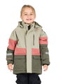 Zigzag Winter-Skijacke Taylora W-PRO 15.000 (4-Wege-Stretch, wasserdicht, winddicht) beige/rose Kinder
